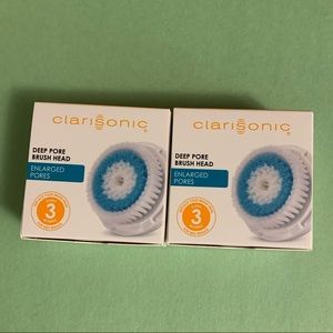 2 pk Clarisonic Deep Pore Brush Heads
NEW